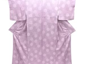 亀甲に寄せ柄江戸小紋着物